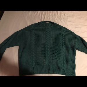 Green/blue sweater